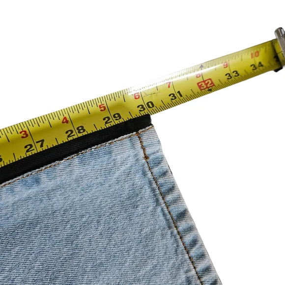 Revice Half Black Half Blue Straight Leg Jeans - Picture 8 of 8